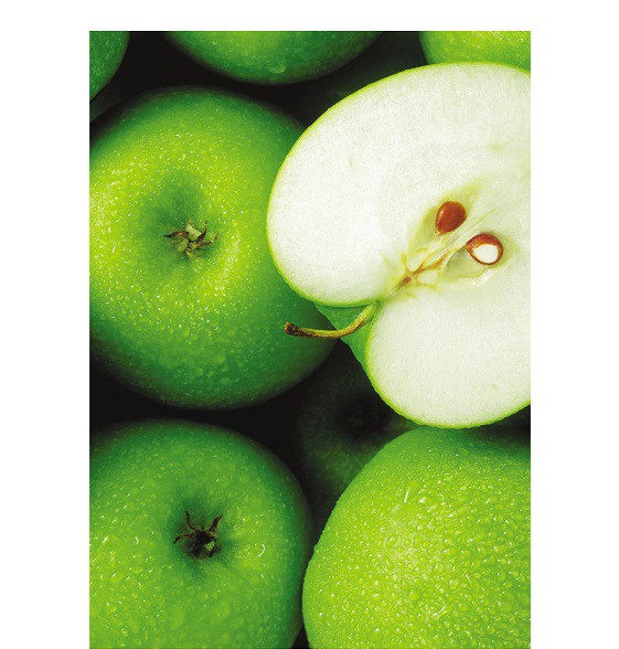 Фотообои виниловые на флизелиновой основе Decocode Яблочный микс 21-0056-UW 2х2,8 м