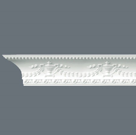 Карниз потолочный полиуретановый Перфект AA104 2400х130х110 мм