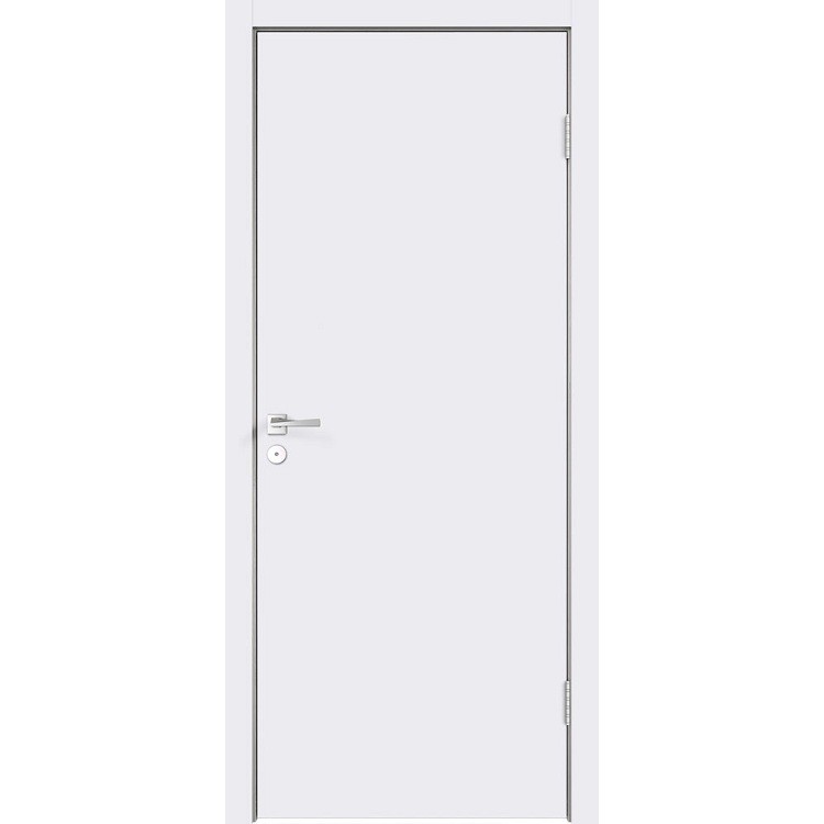 Дверное полотно Velldoris Smart белое окрашенное глухое 2040х825 мм без замка