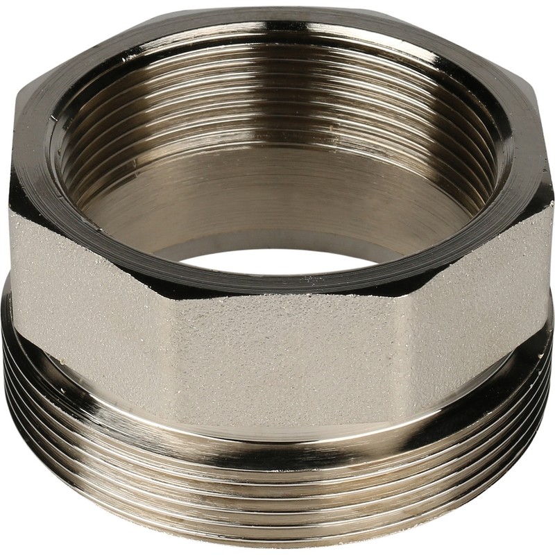 Разъемное соединение американка Stout SFT-0041-000002 2 дюйма уплотнение под гайкой o-ring кольцо никелированное с внутренней и наружной резьбой