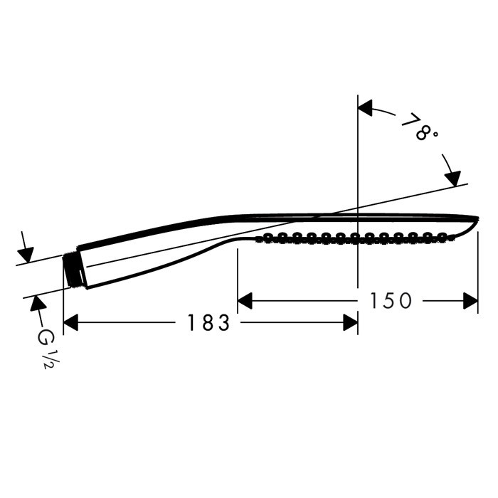 Ручной душ Hansgrohe PuraVida 28568000