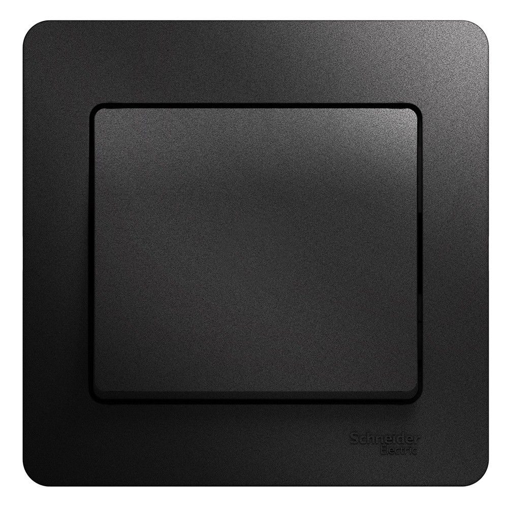 Выключатель Schneider Electric Glossa GSL000712 одноклавишный антрацит