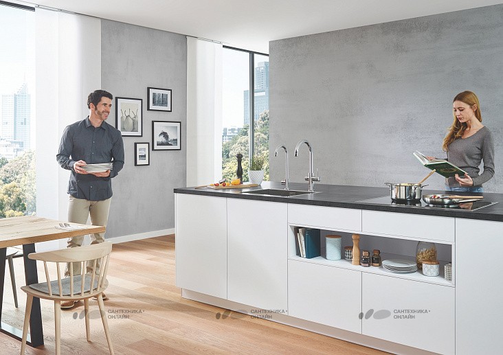 Вентиль для кухни Grohe Red Mono New 30080001 с водонагревателем