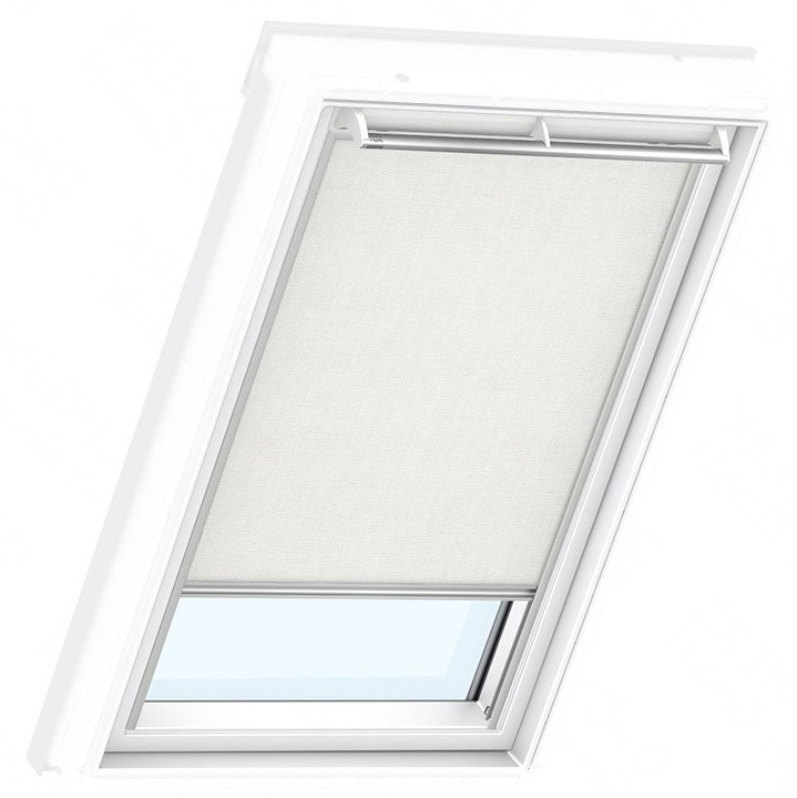 Штора рулонная Velux RFL 1028 белая (S08) 114х140 см на направляющих