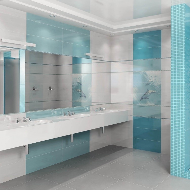 Плитка керамическая Kerama Marazzi 12081R Искья бирюзовая обрезная 750х250 мм