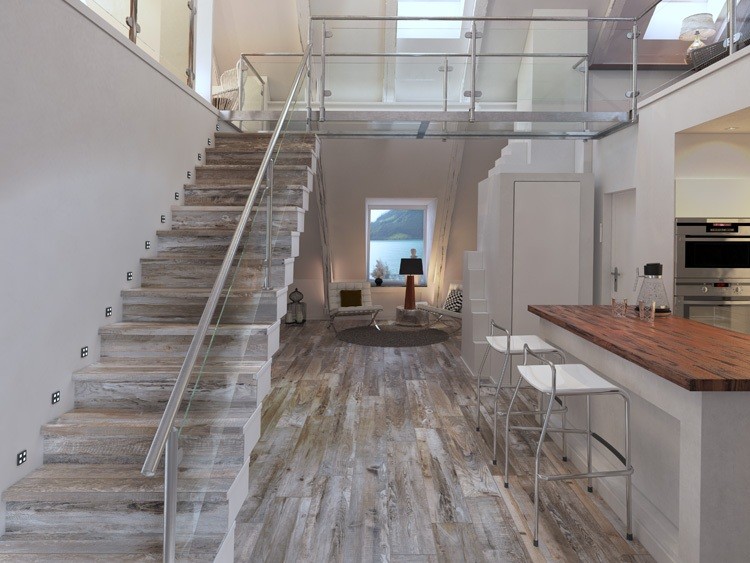 Керамогранит Estima Spanish Wood SP03 неполированный 900х150 мм