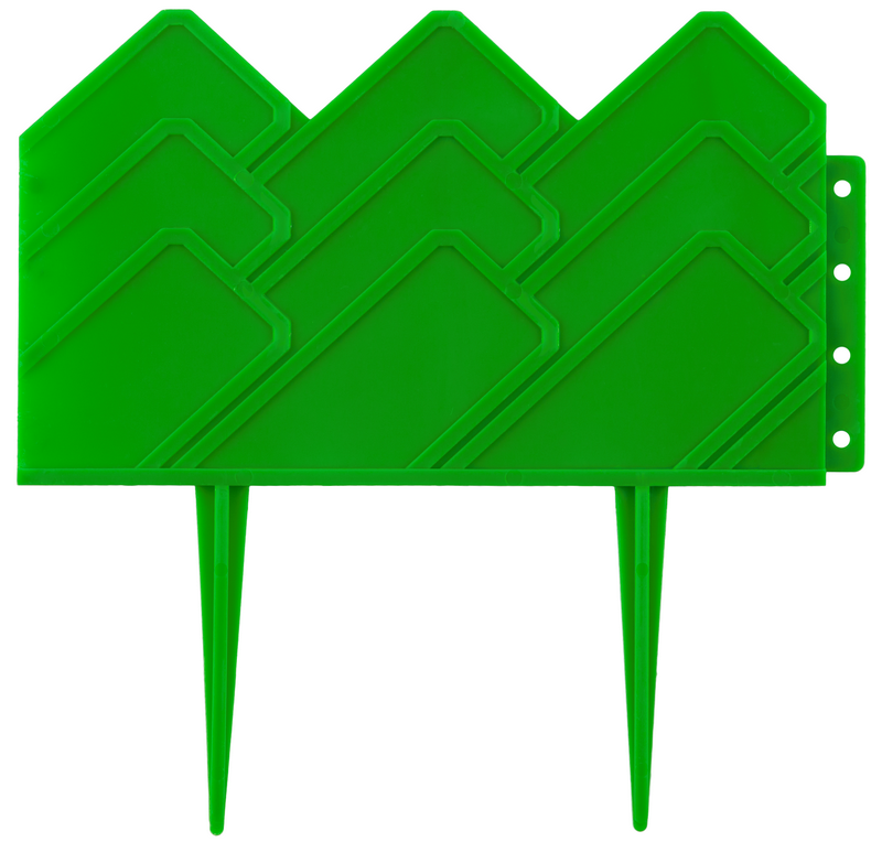 Бордюр декоративный Grinda 422221-G для клумб зеленый