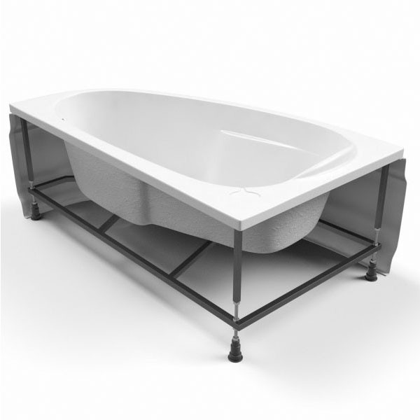 Каркас для акриловой ванны Cersanit Joanna 140 New в комплекте со сборочным пакетом