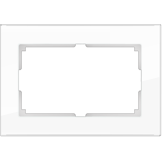 Рамка для двойной розетки Werkel Favorit WL01-Frame-01-DBL белая