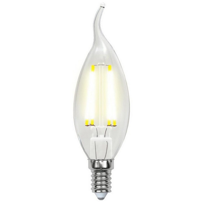 Лампа светодиодная Uniel Air LED-CW35-6W/E14 прозрачная 3000K