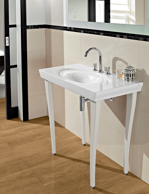 Раковина накладная Villeroy & Boch La Belle 6124A1R1 Альпин 1000х490 мм