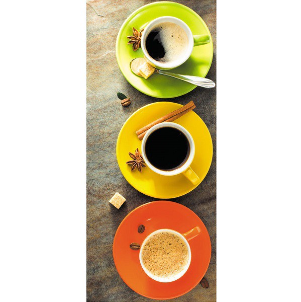 Фотообои виниловые на флизелиновой основе Decocode Кофейная пауза 91-0465-UE 0,91х2,11 м