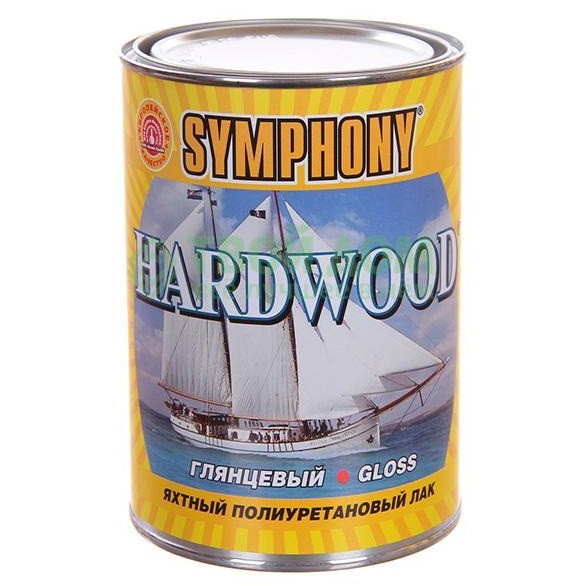 Лак яхтный Symphony Hardwood глянцевый 0,9 л