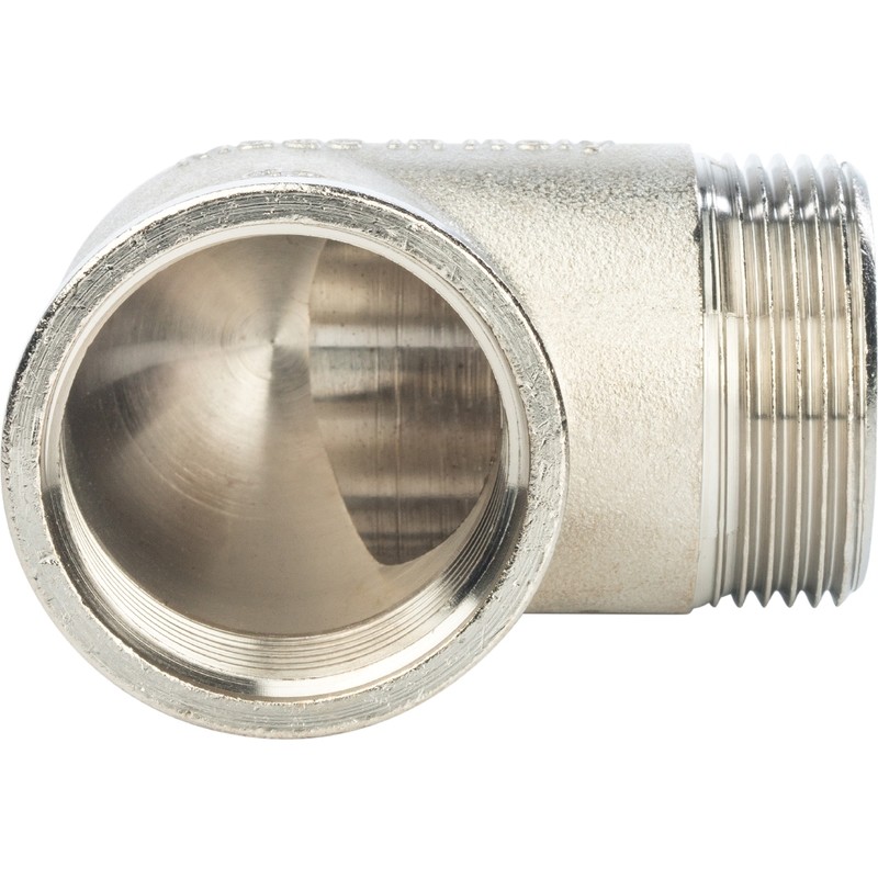Угольник Stout SFT-0012-000114 1 1/4 дюйма никелированный с внутренней и наружной резьбой