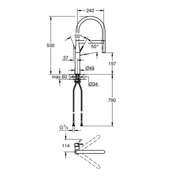 Смеситель для кухни Grohe Essence 30294DC0