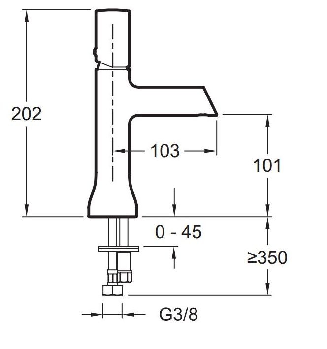 Смеситель для раковины Jacob Delafon Toobi E7329-CP