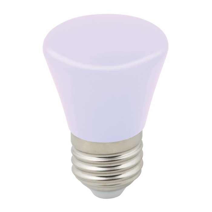 Лампа светодиодная Volpe Decor Color LED-D45-1W/RGB/E27/FR/С Bell RGB матовая