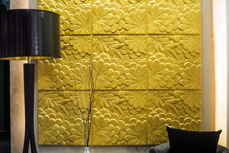 Дизайнерская 3D панель из гипса Artpole Flora 600х600 мм