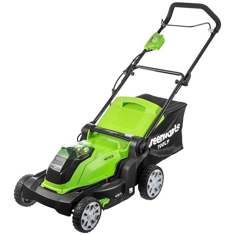 Газонокосилка аккумуляторная Greenworks G40LM40K4