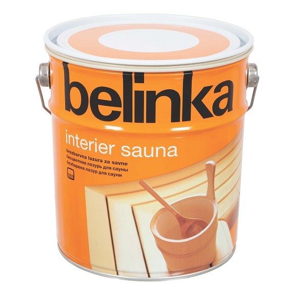 Пропитка для бани и сауны Belinka Interier Sauna 2,5 л