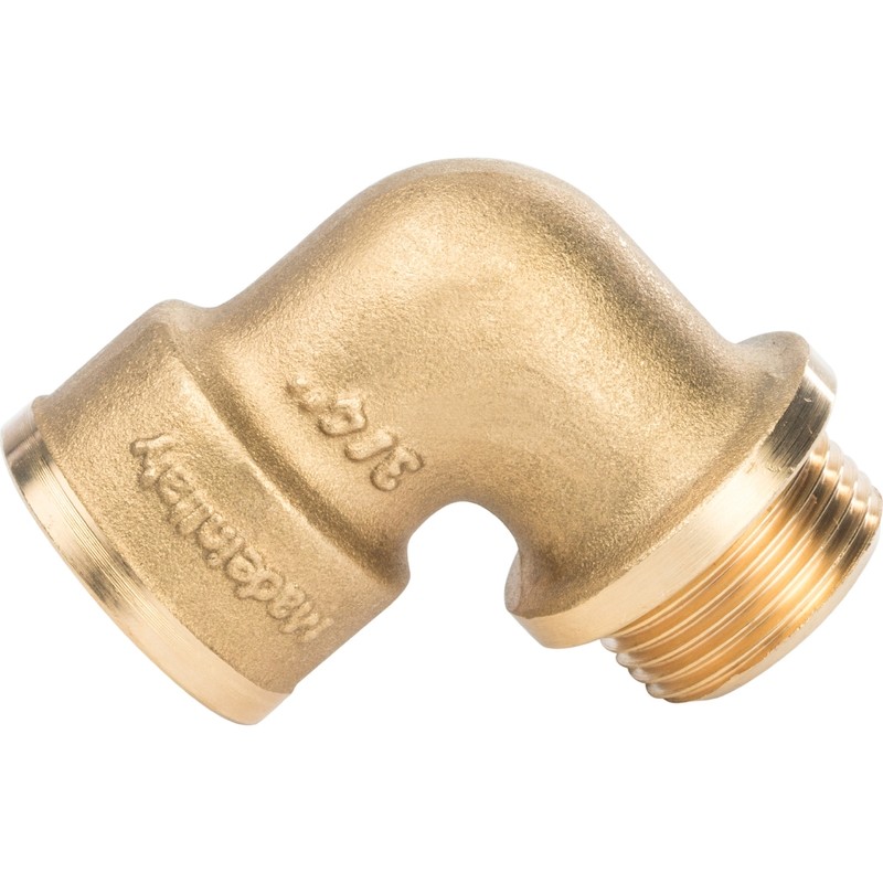 Угольник с упором Stout SFT-0015-000034 3/4 дюйма с внутренней и наружной резьбой