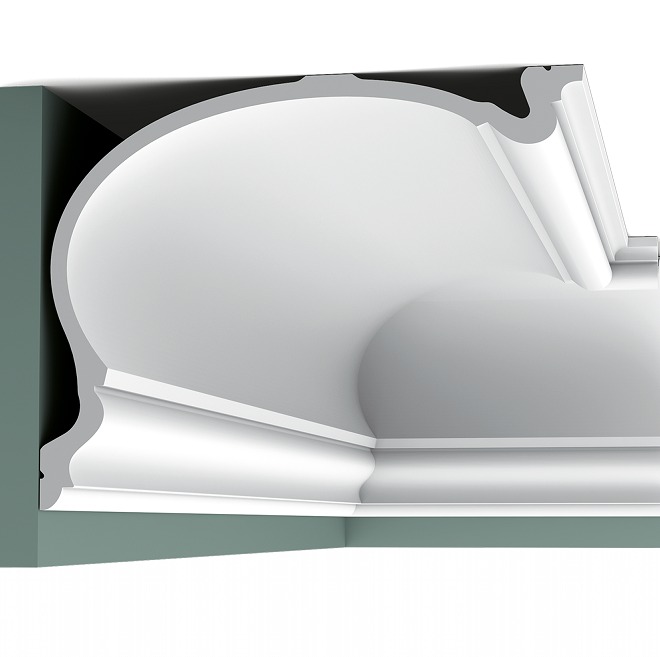 Карниз потолочный полиуретановый Orac Decor Luxxus C344 Heritage XXL 2000х350х273 мм