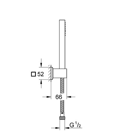 Душевой набор Grohe Euphoria Cube 27889000