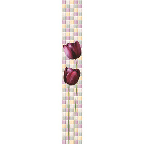 Стеновая панель ПВХ Venta Exclusive Магические тюльпаны №2 VE375E 708H 2700x375 мм