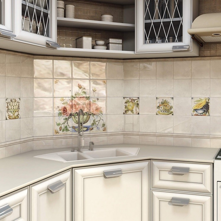 Плитка керамическая Kerama Marazzi FC/A04/17010 Форио Рыбы 150х150 мм