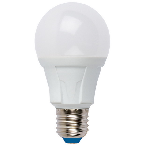 Лампа светодиодная Uniel Яркая LED-A60 12W/3000K/E27/FR/DIM PLP01WH диммируемая матовая 3000K