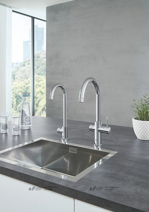 Вентиль для кухни Grohe Red Mono New 30085001 с водонагревателем