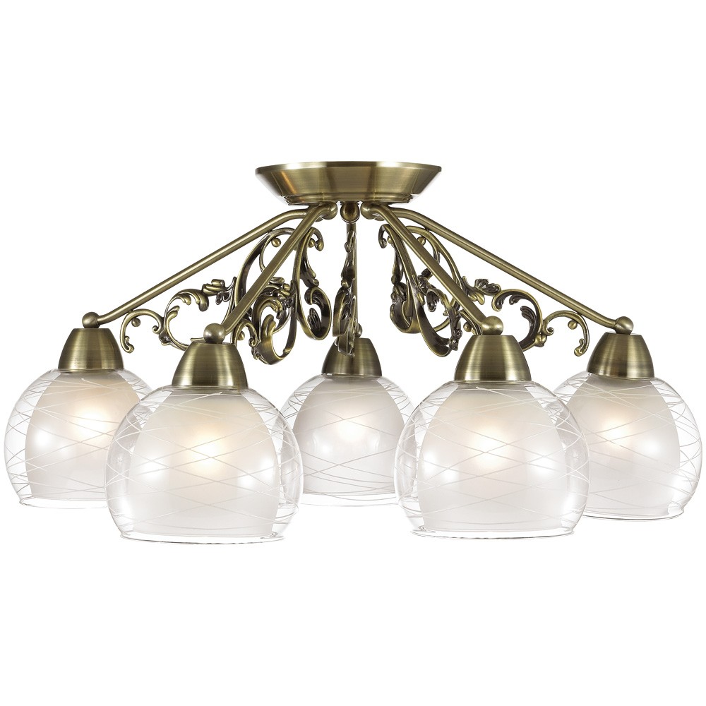 Люстра потолочная Odeon Light Balina 2944/5C бронза E27 5х60W 220V