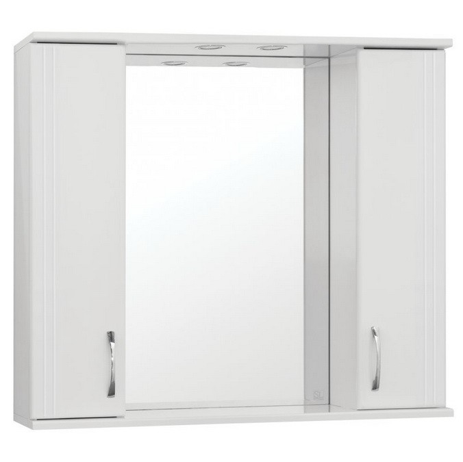 Зеркало-шкаф Style Line Эко Стандарт Панда 900/С белый