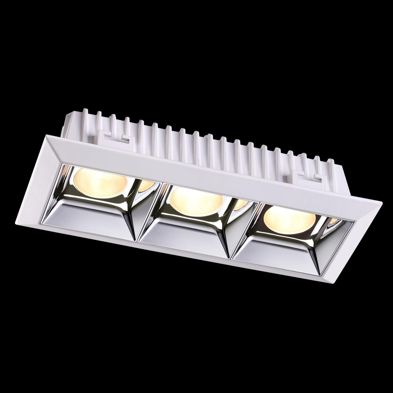 Светильник встраиваемый светодиодный Novotech Antey 357848 белый/хром 3000К 21W 110-265V