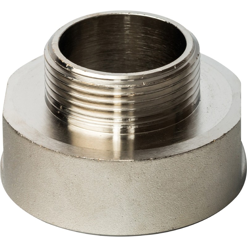 Переходник Stout SFT-0008-002114 2х1 1/4 дюйма никелированный с внутренней и наружной резьбой