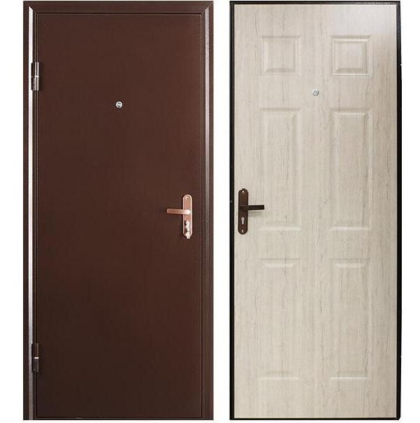 Дверь входная металлическая Промет Б3 Мастер левая 2050х950 мм снаружи металл Антик медный внутри МДФ Дуб Пикар