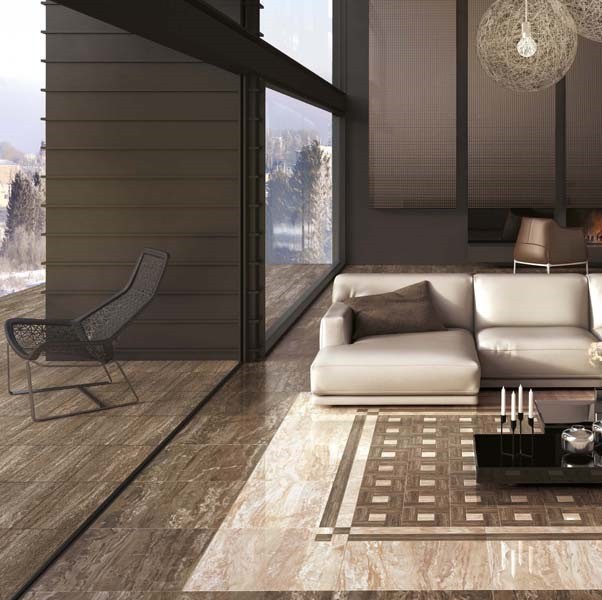 Керамогранит Atlas Concorde Supernova Marble Woodstone Taupe Strutturato 600х300 мм