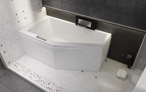 Ванна акриловая ассиметричная Riho Geta 160x90 см R