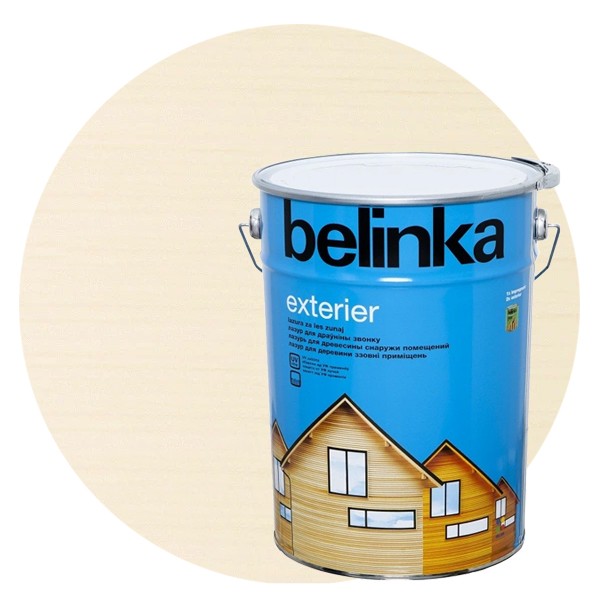 Пропитка для древесины Belinka Exterier № 73 Сметанно-белый 10 л