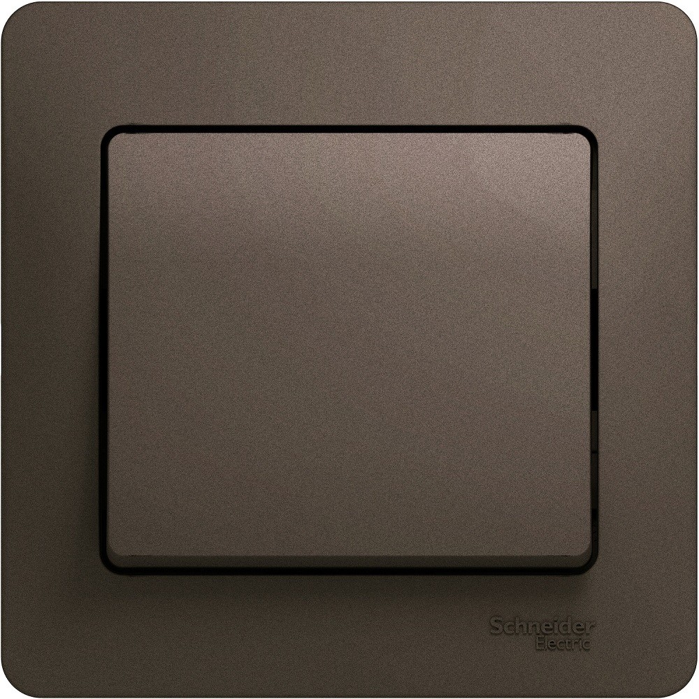Выключатель Schneider Electric Glossa GSL000812 одноклавишный шоколад