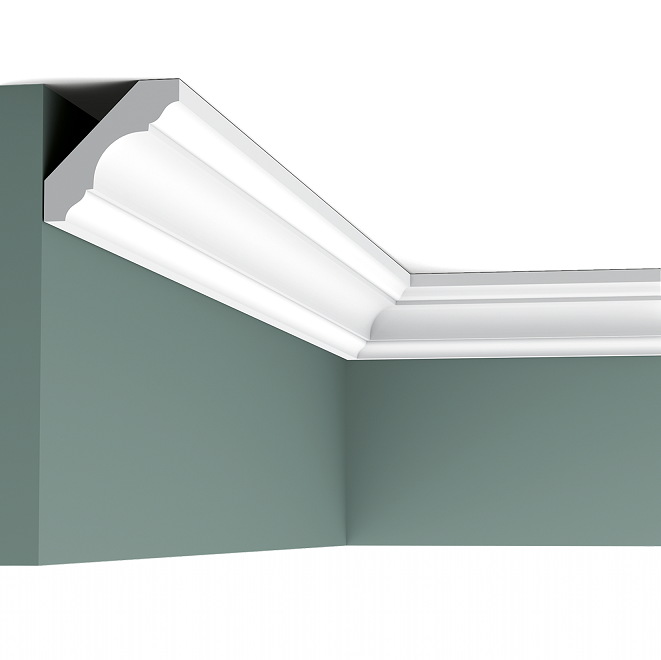 Карниз потолочный полиуретановый Orac Decor Luxxus C215 2000х47х47 мм