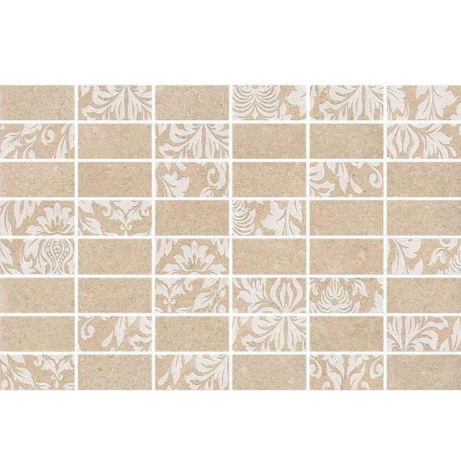 Плитка керамическая Kerama Marazzi MM8263 Золотой пляж мозаичная темно-бежевая 300х200 мм