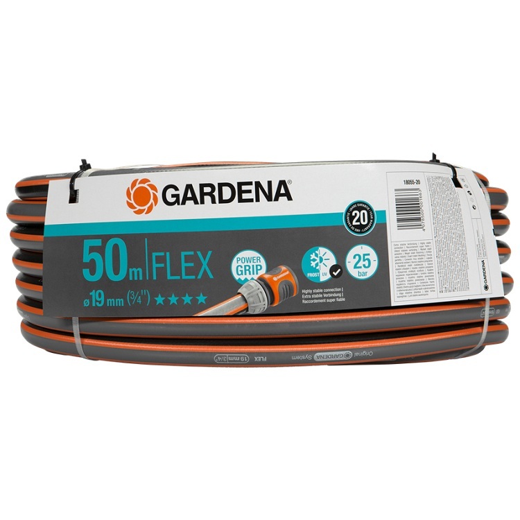 Шланг поливочный Gardena Flex 19 мм 3/4 дюйма 50 м 18055-20.000.00