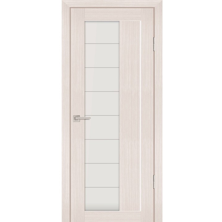 Дверное полотно Profilo Porte PS-41 экошпон Эшвайт мелинга стекло белый сатинат 2000х700 мм