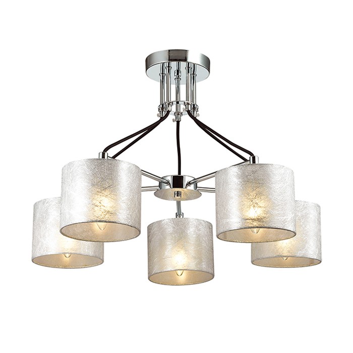 Люстра потолочная Lumion Odri 3412/5 серебро E14 5х40W 220V