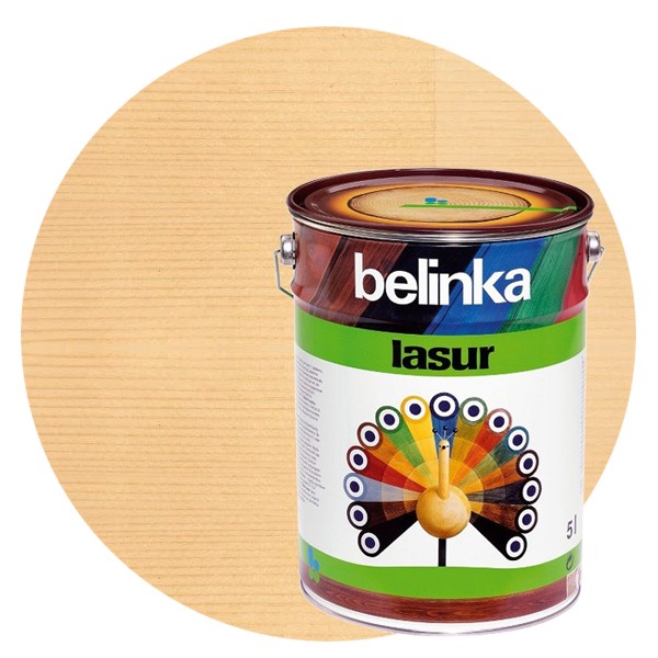 Пропитка для древесины Belinka Lasur №12 бесцветная 5 л