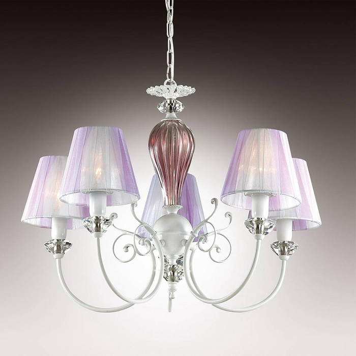 Люстра подвесная Odeon Light Madina 2889/5 белая E14 5х60W 220V