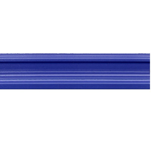 Бордюр керамический Kerama Marazzi BLB005 Девоншир багет синий 200х50 мм