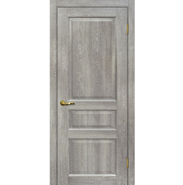 Дверное полотно Мариам Тоскана-2 ПВХ Гриджио глухое 1900х600 мм
