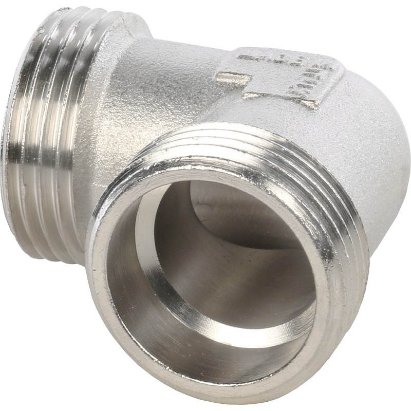 Угольник Stout SFT-0010-000001 1 дюйм никелированный с наружной резьбой